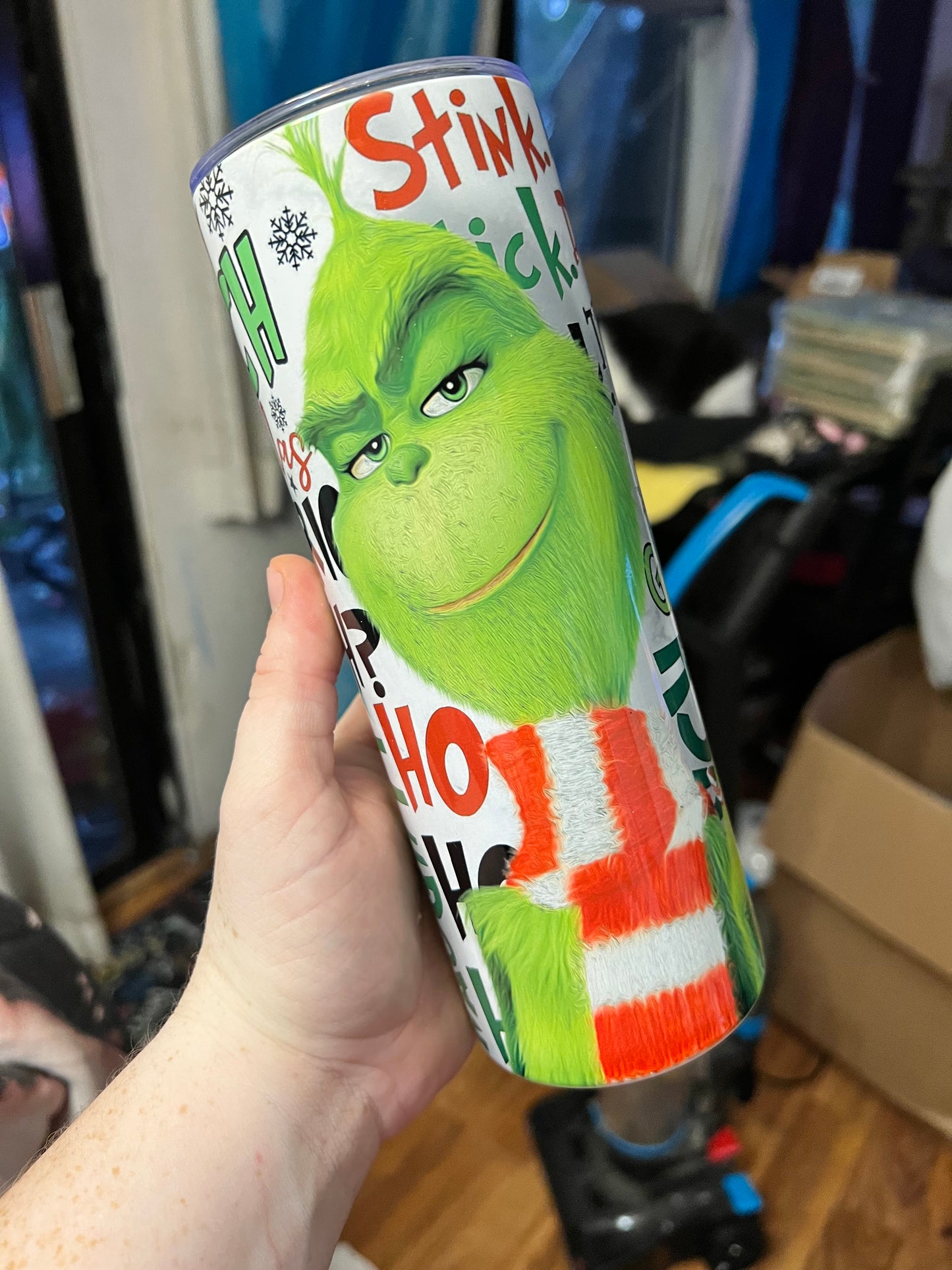 Grinch tumbler