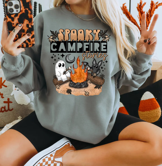 Spooky campfire